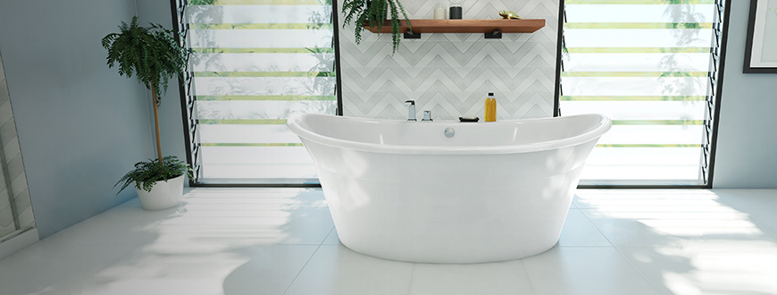 DreamLine Montego Freestanding Bathtub