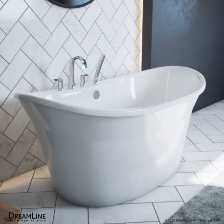 DreamLine Montego Freestanding Bathtub